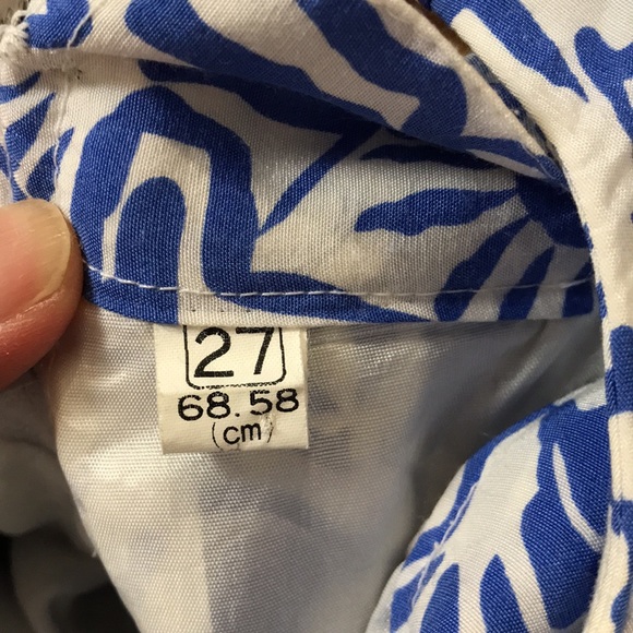 2 pieces abstract print top and skirt set - Picture 10 of 10